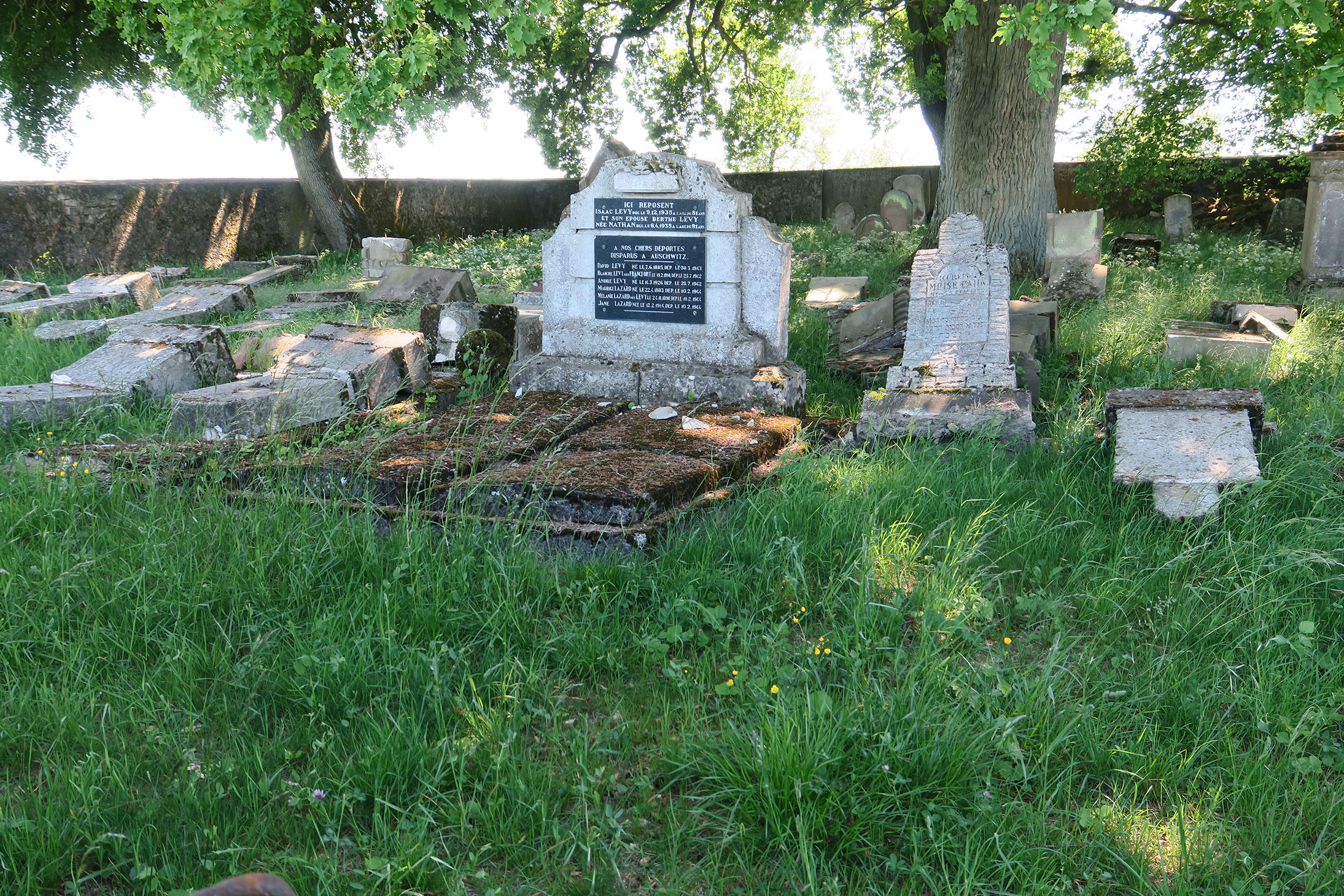 Le cimetière juif de Waldwisse