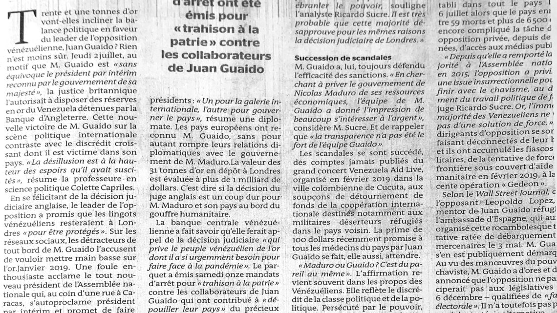 Lettre au Ministre des affaires étrangères, Mr Asselborn